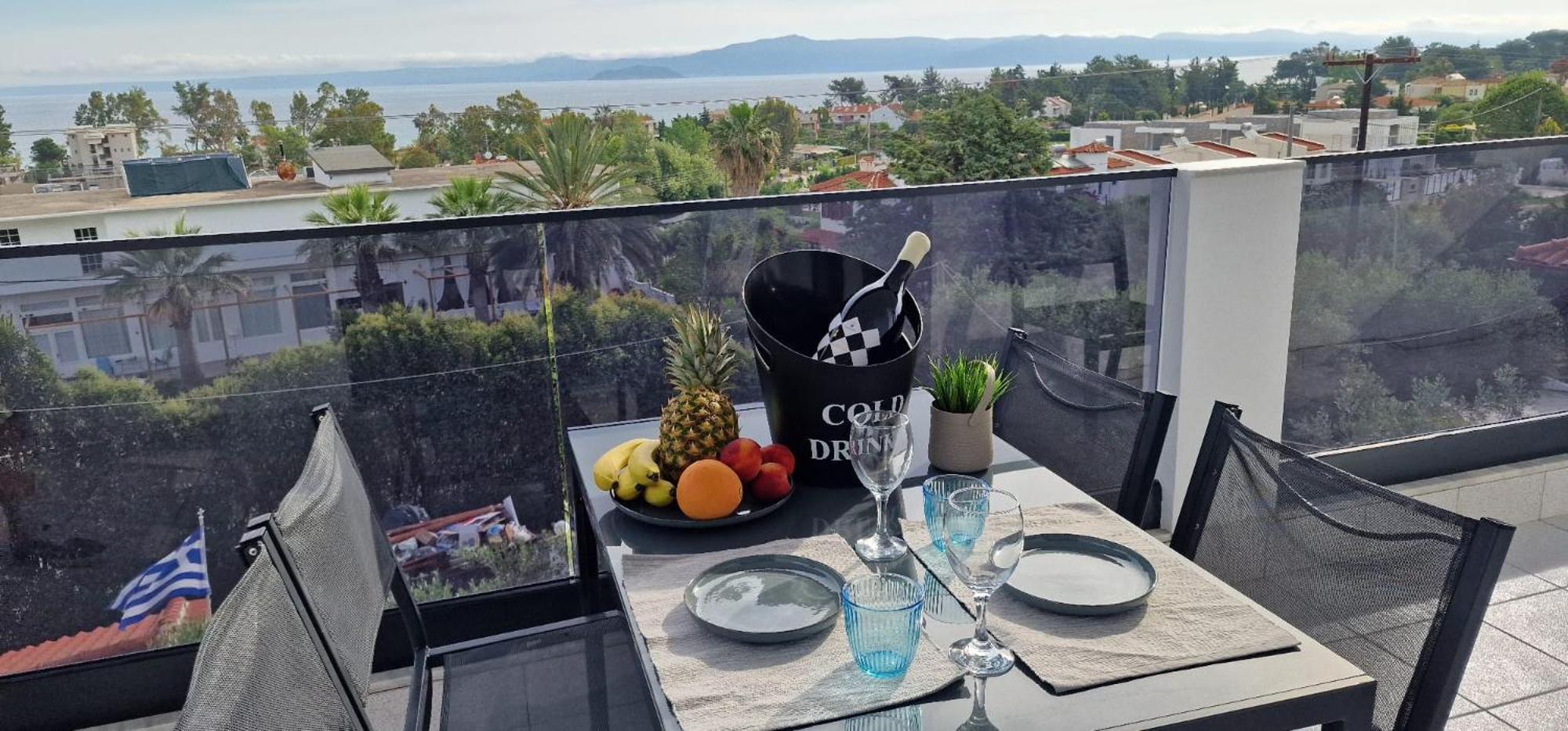 Eden Sea View Harmony Apartment Pefkochori Exterior photo